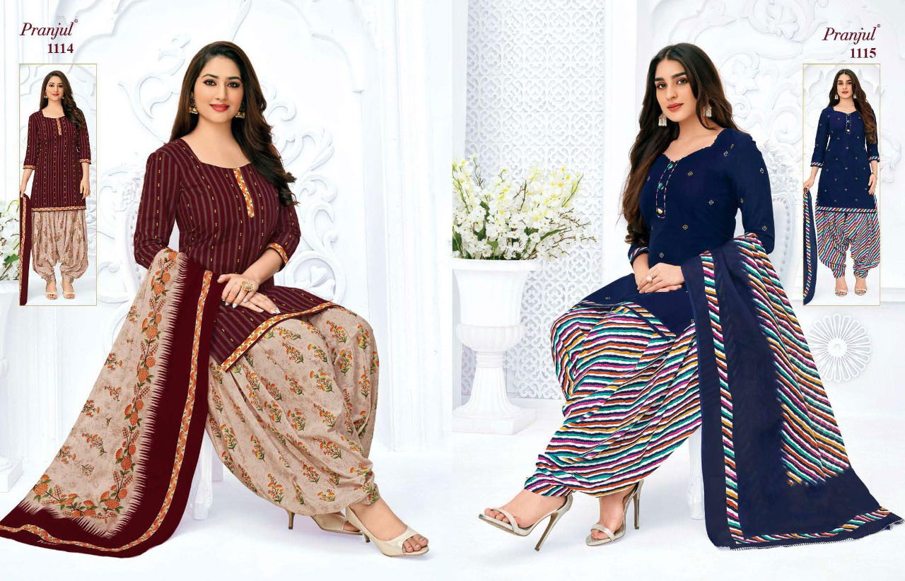 Pranjul Priyanka 11 Latest Regular Wear Cotton Printed Dress Material Collection